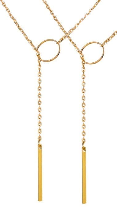 Naszyjnik multi łańcuszek chain pancerka